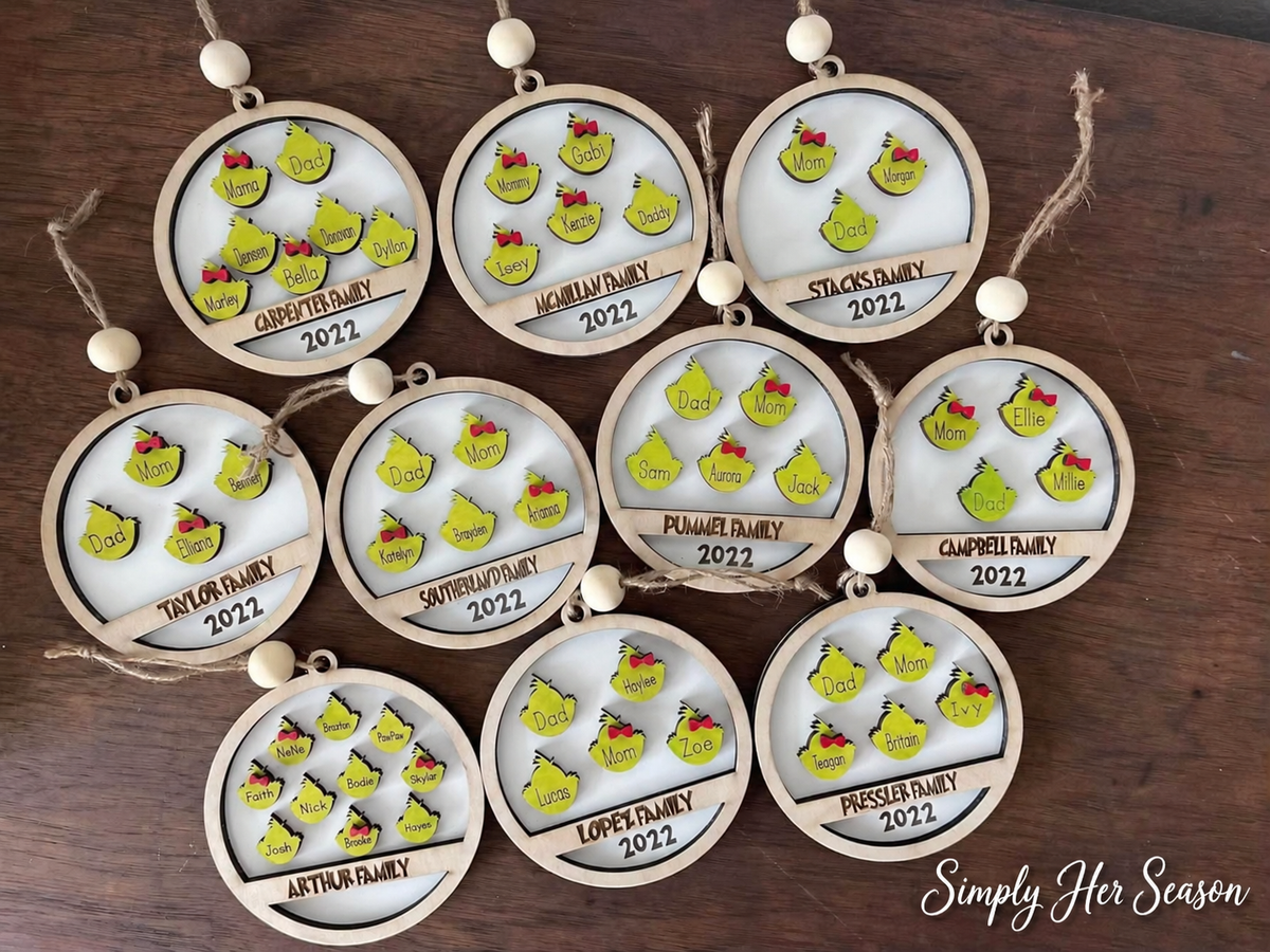Handmade Wooden Ornaments