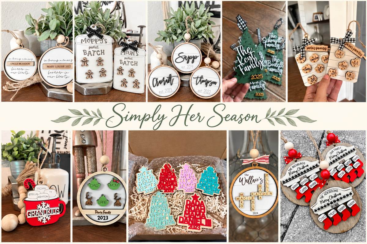 Handmade Wooden Ornaments