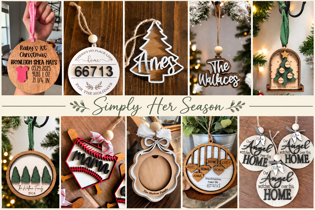 Handmade Wooden Ornaments
