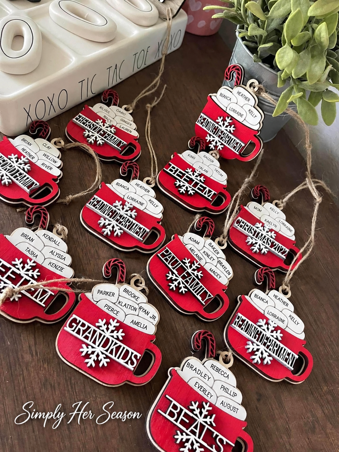 Handmade Wooden Ornaments