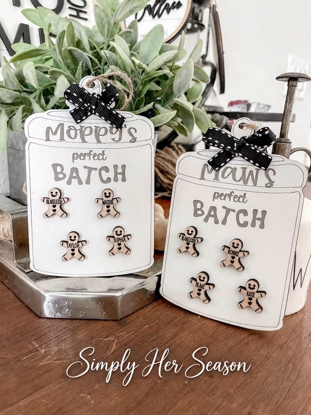 Handmade Wooden Ornaments