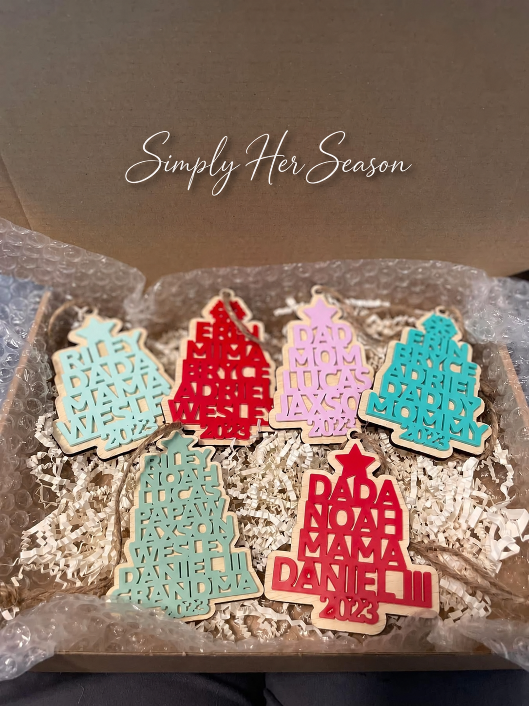 Handmade Wooden Ornaments