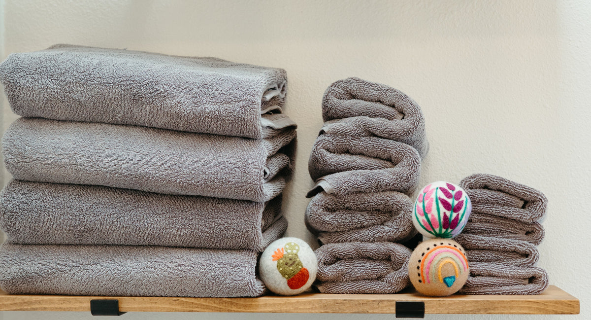 Organic Wool Dryer Balls--Biscuit The Pup
