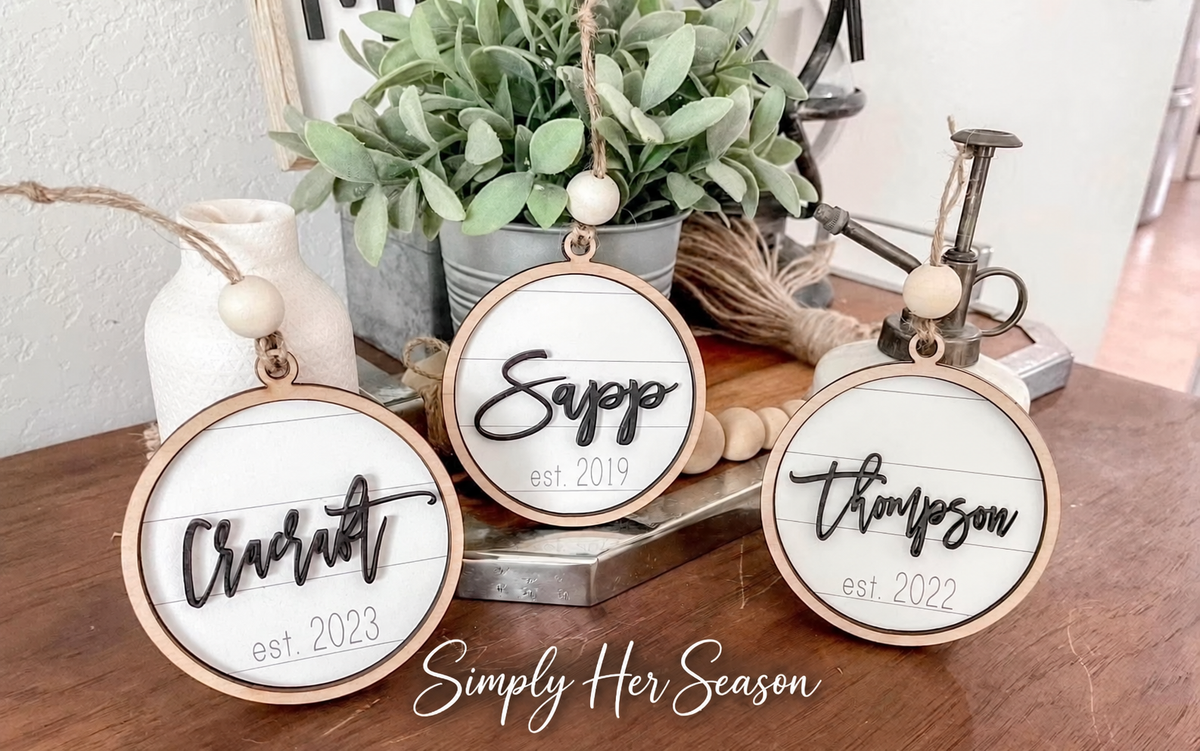 Handmade Wooden Ornaments