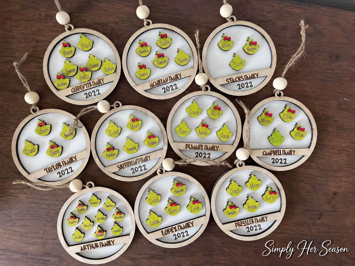 Handmade Wooden Ornaments
