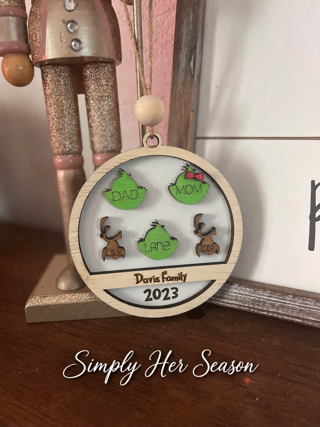 Handmade Wooden Ornaments