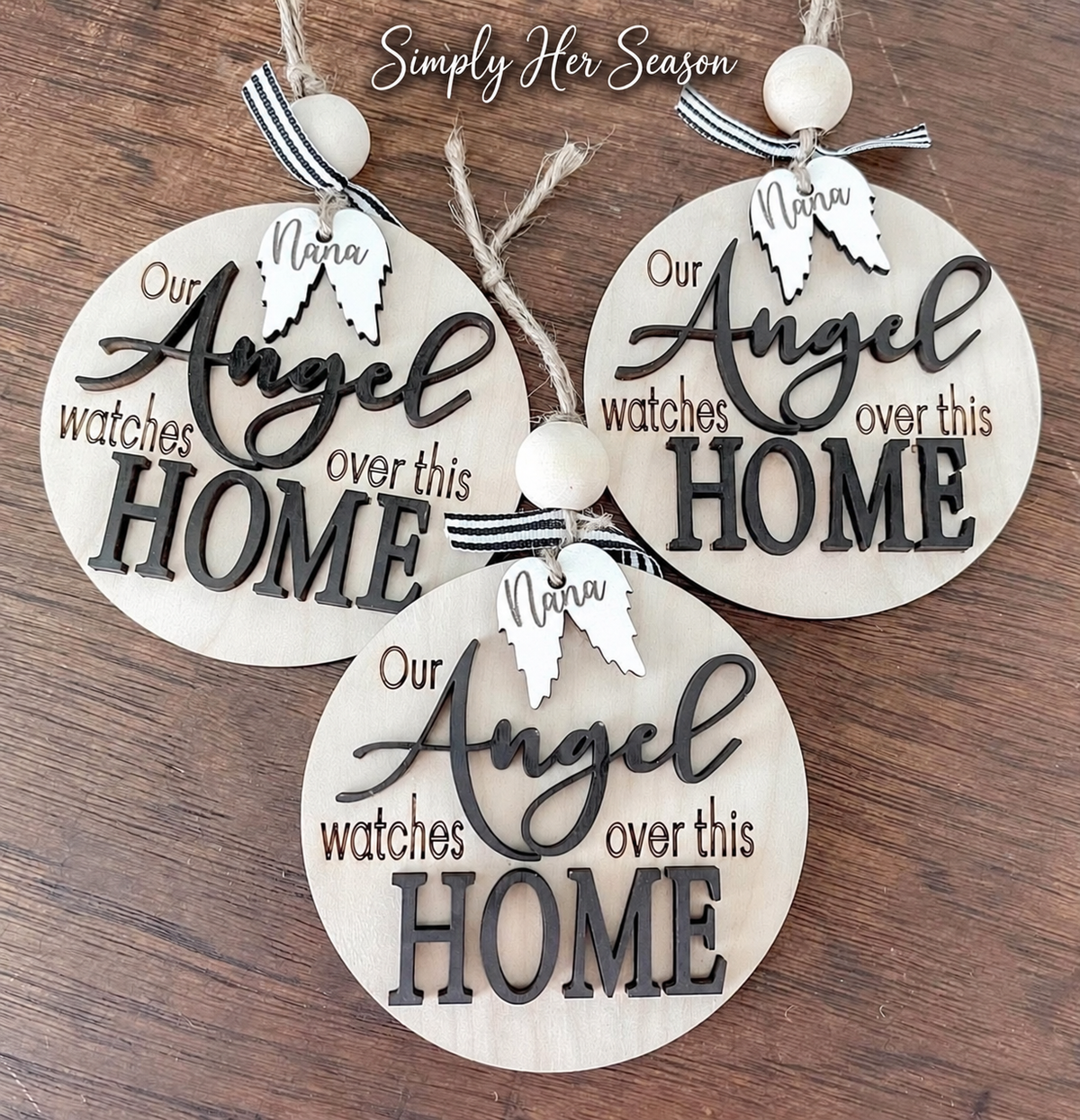 Handmade Wooden Ornaments