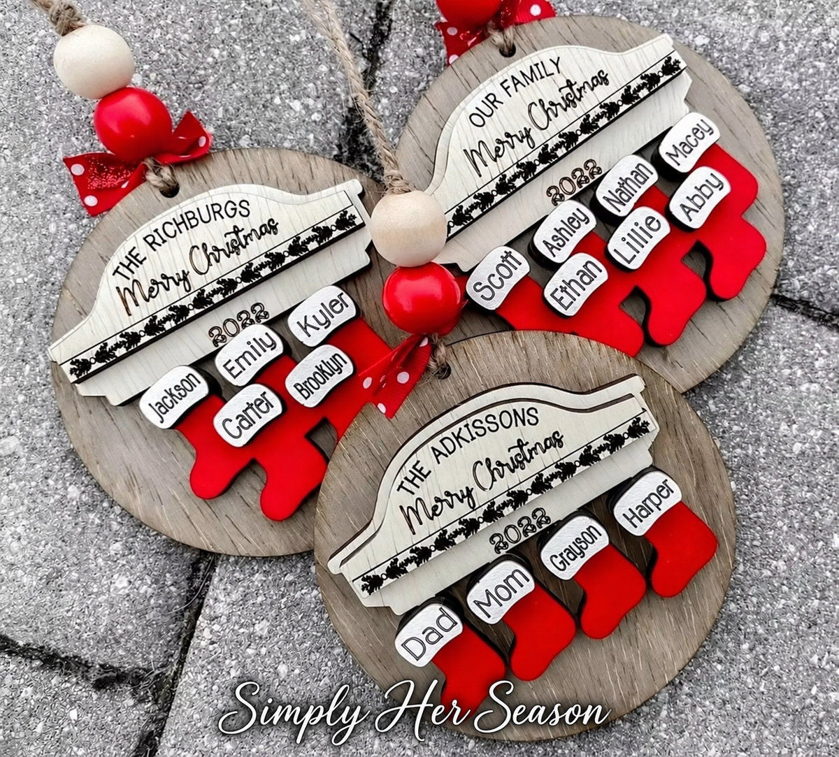 Handmade Wooden Ornaments