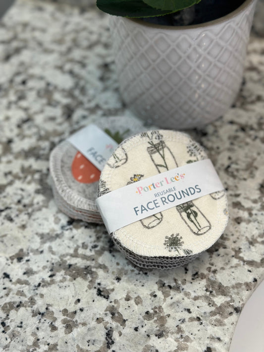 Reusable Face Rounds--Surprise Prints